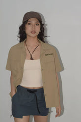 Buttoned Front Pocket Detail Shirt